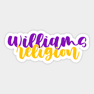 williams college religion Sticker